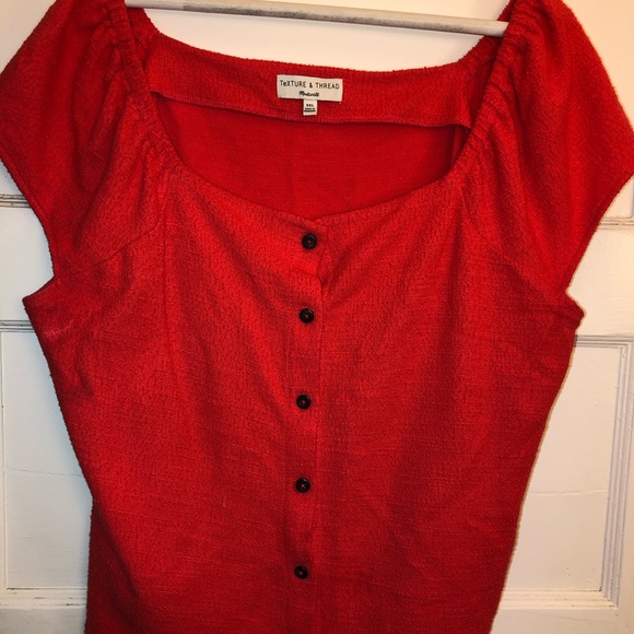 Red Madewell Top Size XXL - Picture 2 of 3